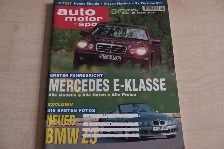 Deckblatt Auto Motor und Sport (11/1995)